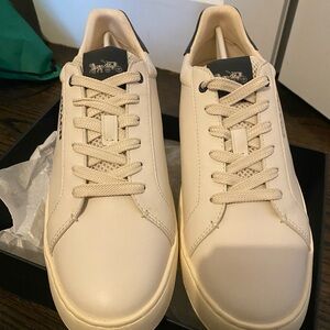 Coach Cream Sneakers